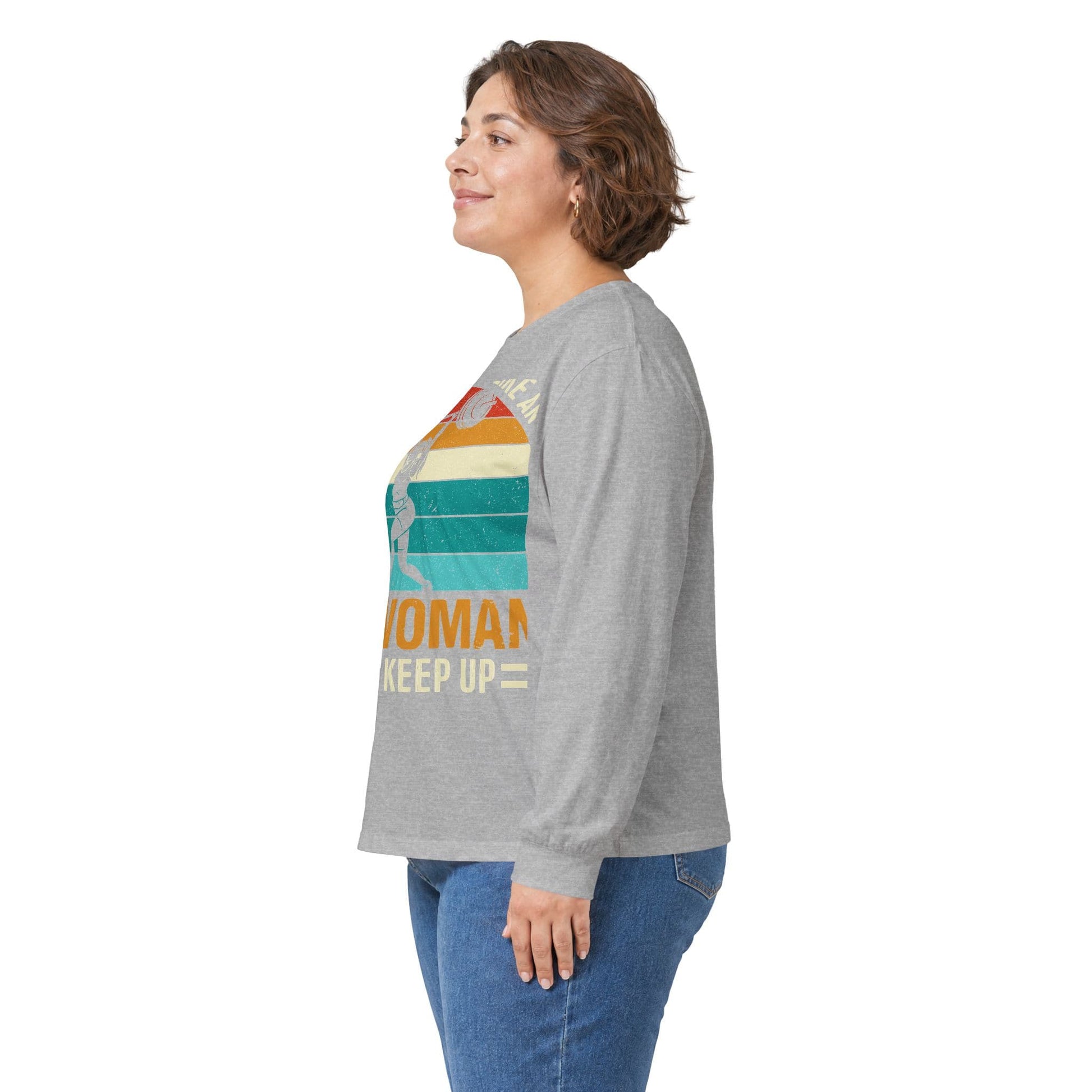 Long-sleeve Old Woman Lift Long Sleeve Tee