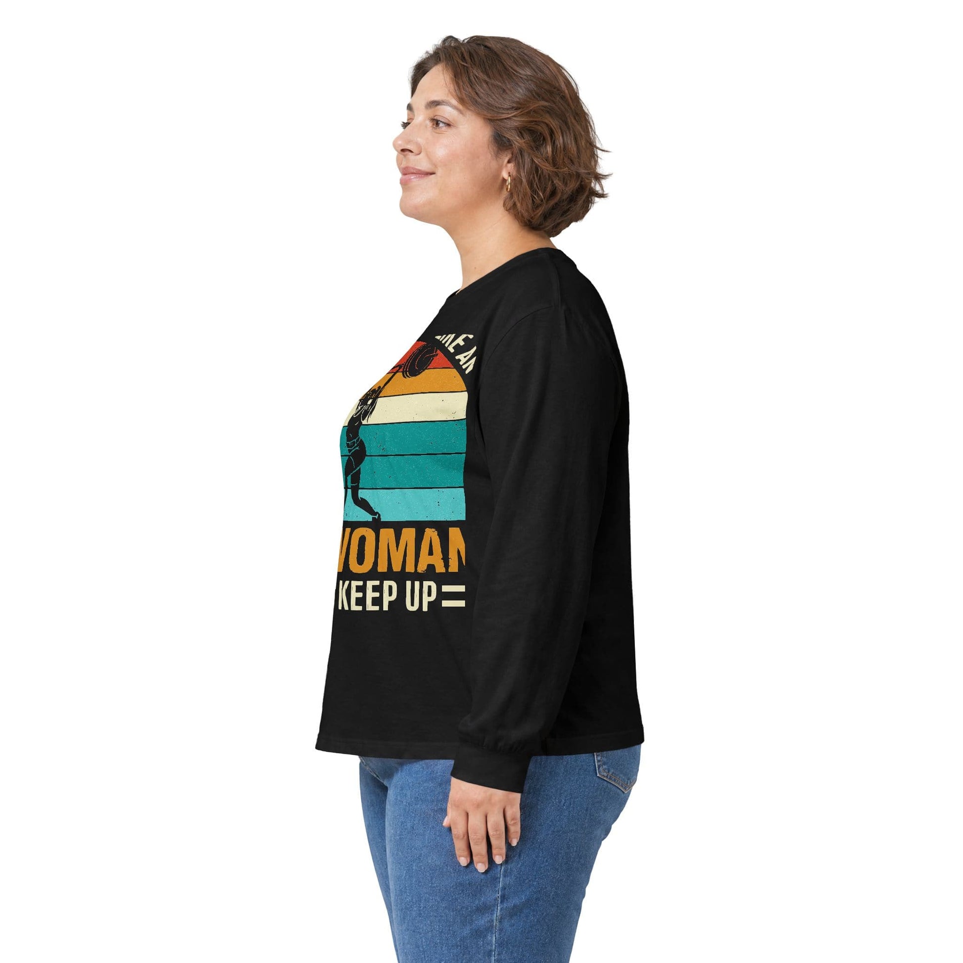 Long-sleeve Old Woman Lift Long Sleeve Tee