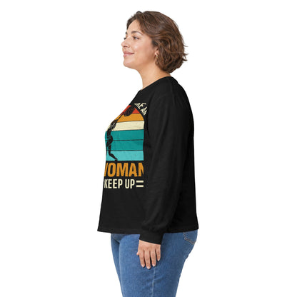 Long-sleeve Old Woman Lift Long Sleeve Tee