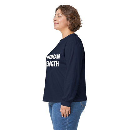 Long-sleeve Old Woman Strength Long Sleeve Tee