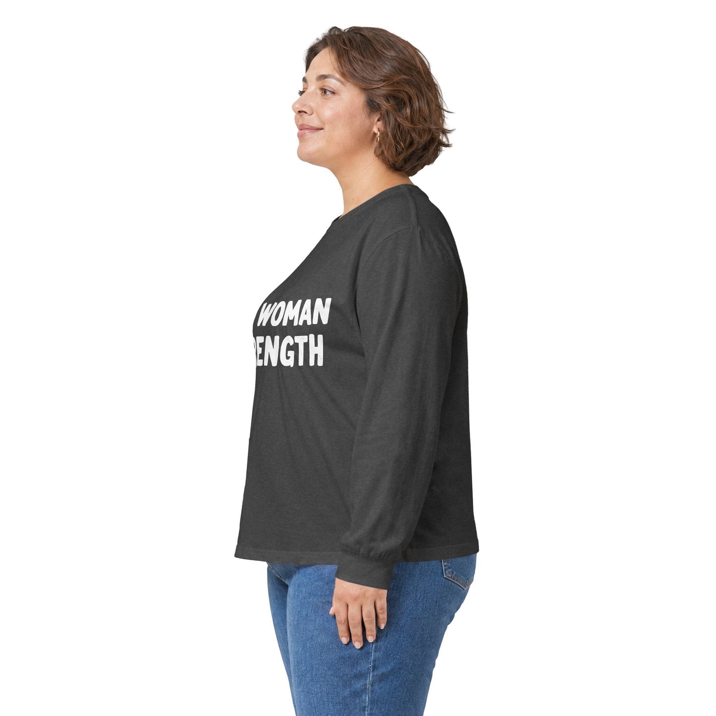 Long-sleeve Old Woman Strength Long Sleeve Tee