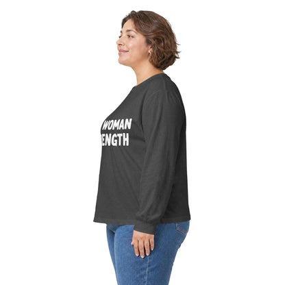 Long-sleeve Old Woman Strength Long Sleeve Tee