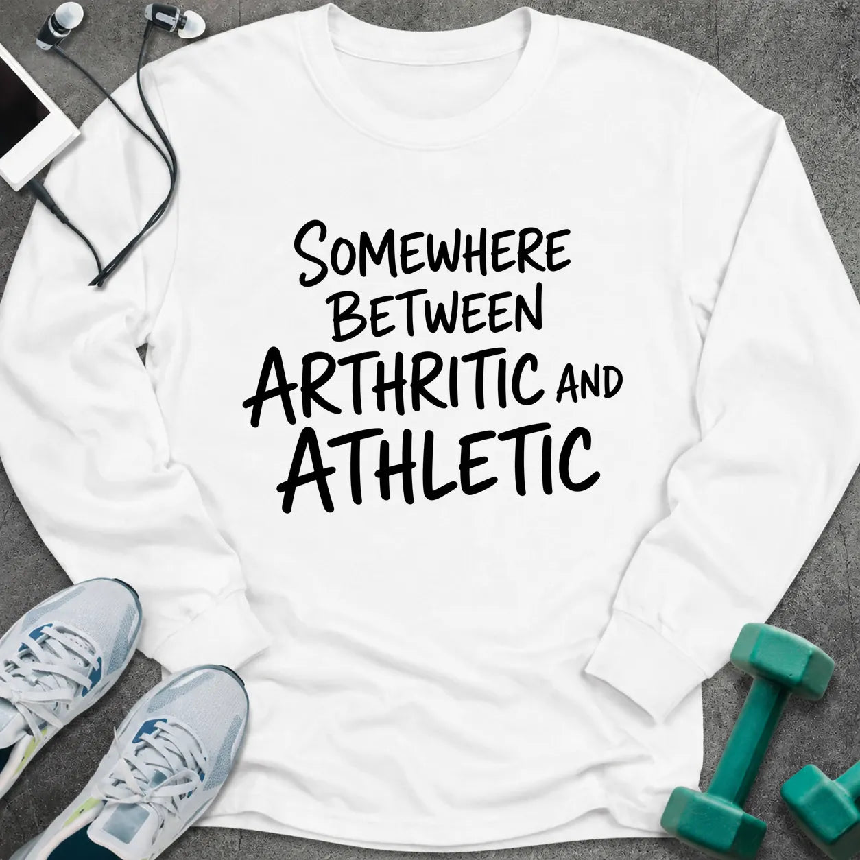 Long-sleeve White / S Arthritic Athletic Long Sleeve Tee