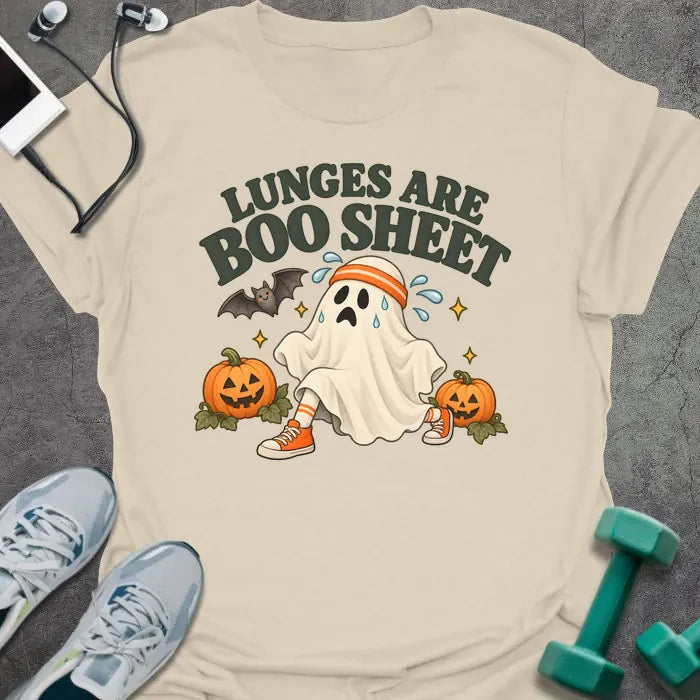 T-Shirt Natural / S Lunges Boo T-Shirt