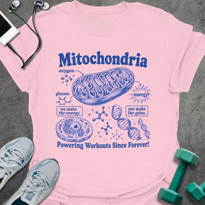 T-Shirt Light Pink / S Mitochondria Gains T-Shirt