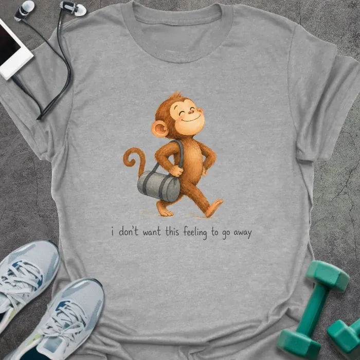 T-Shirt Sport Grey / S Monkey Feeling T-Shirt