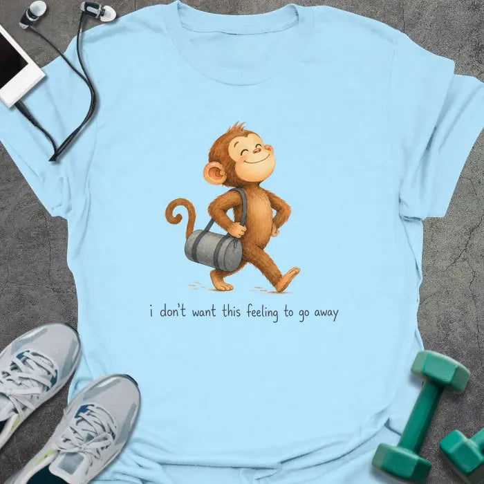 T-Shirt Light Blue / S Monkey Feeling T-Shirt