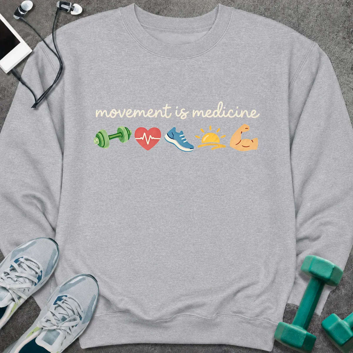 Sweatshirt S / Sport Grey Movement Medicine Sweatshirt