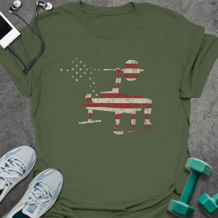 T-Shirt Military Green / S Patriot Bench T-Shirt