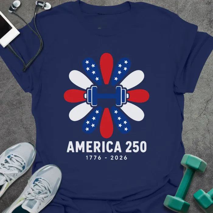 T-Shirt Navy / S Patriot Bloom T-Shirt