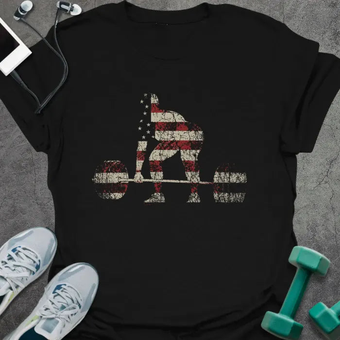 T-Shirt Black / XS Patriot Deadlift T-Shirt