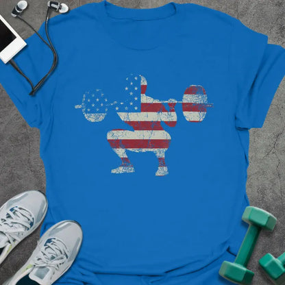 T-Shirt Royal / S Patriot Squat T-Shirt