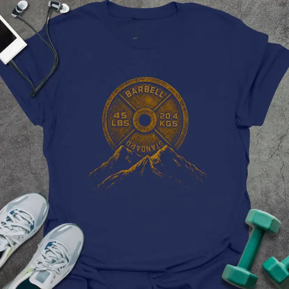 T-Shirt Navy / XS Plate Mountains T-Shirt