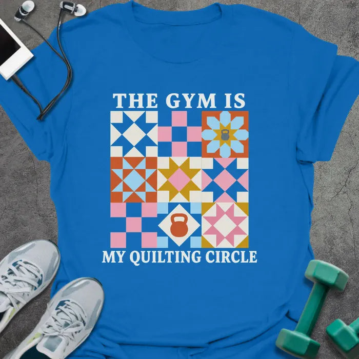 T-Shirt Royal / M Quilting Circle T-Shirt