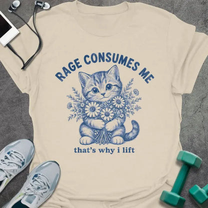 T-Shirt Natural / S Rage Lifts T-Shirt