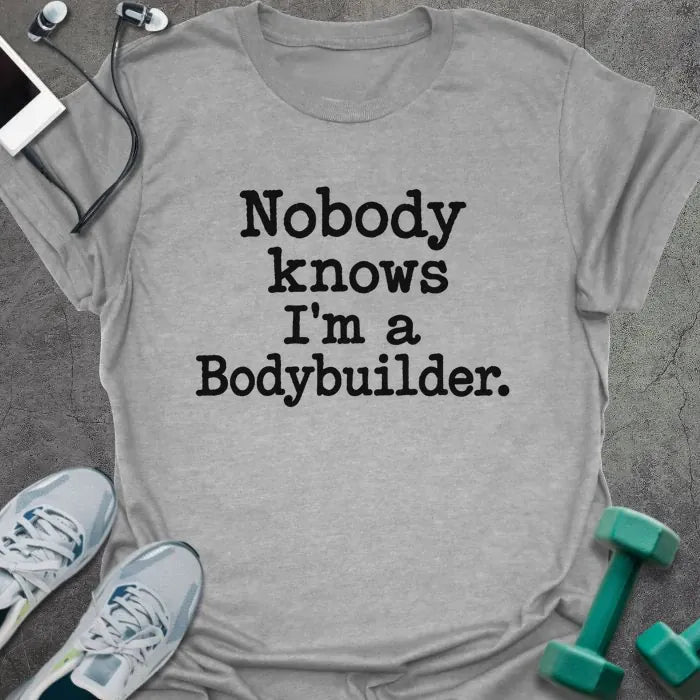 T-Shirt Sport Grey / M Secret Bodybuilder T-Shirt