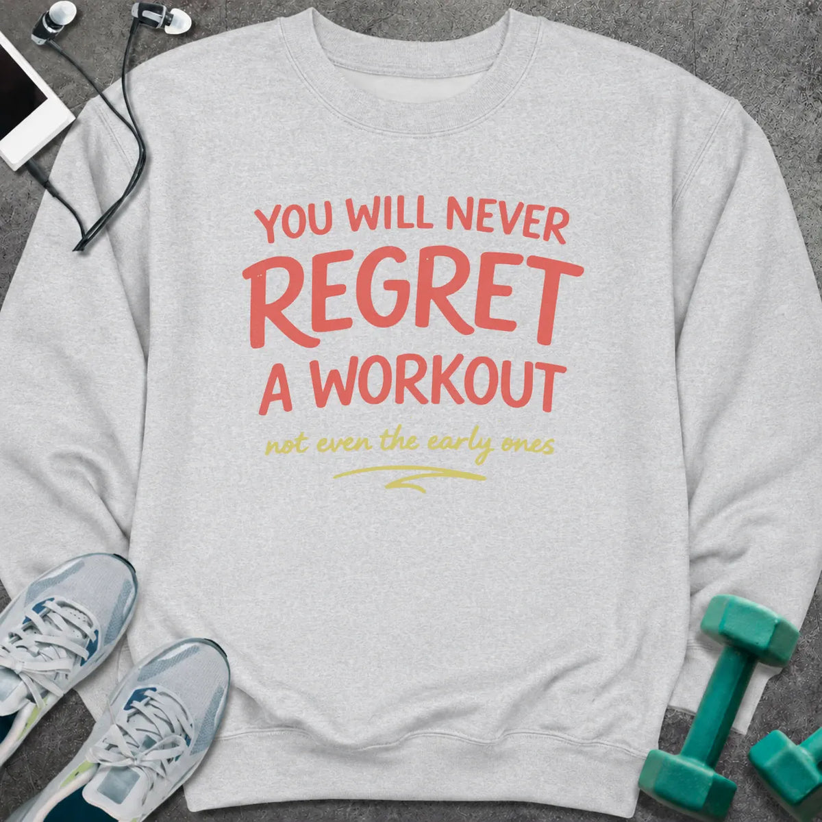Sweatshirt Ash / M Never Regret Sweatshirt