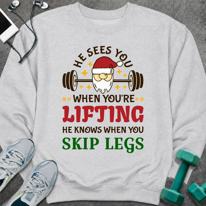 Sweatshirt Ash / M See You lifting Sweatshirt