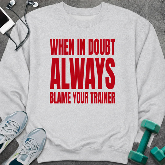 Sweatshirt Ash / S Blame Trainer Sweatshirt