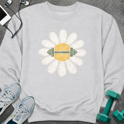 Sweatshirt Ash / S Daisy Barbell Sweatshirt