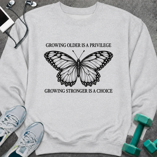 Sweatshirt Ash / S Growing Strong Sweatshirt