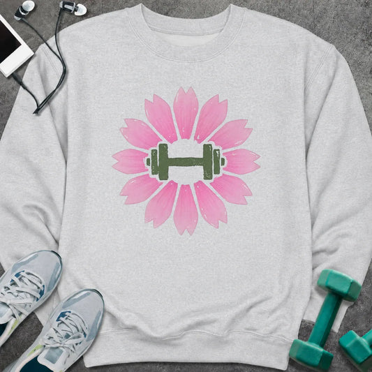 Sweatshirt Ash / S Sakura Dumbbell Sweatshirt