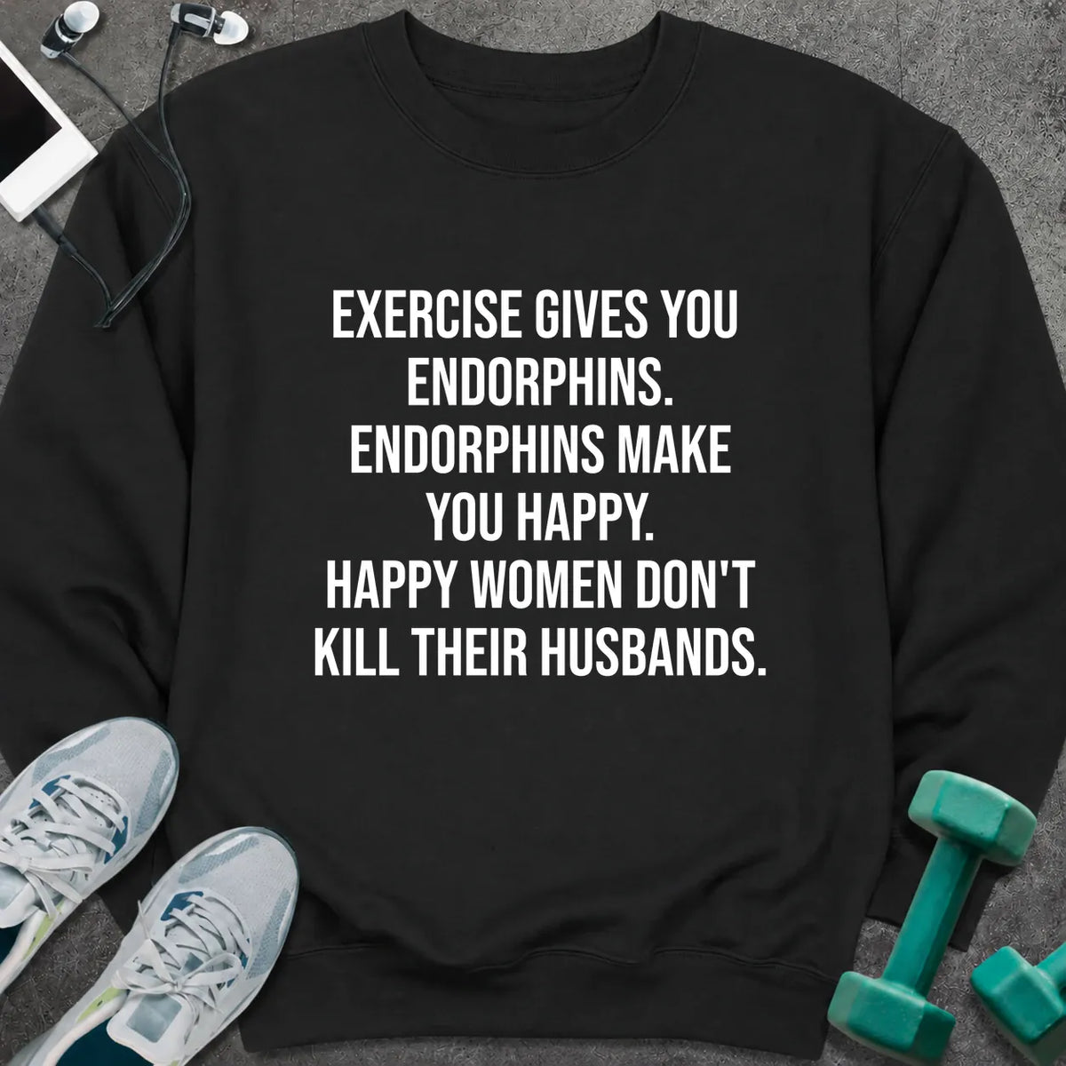 Sweatshirt Black / S Endorphins Sweatshirt