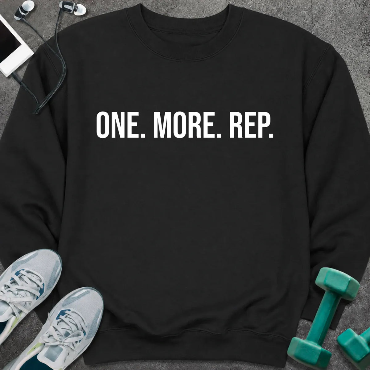 Sweatshirt Black / S One More Rep Sweatshirt