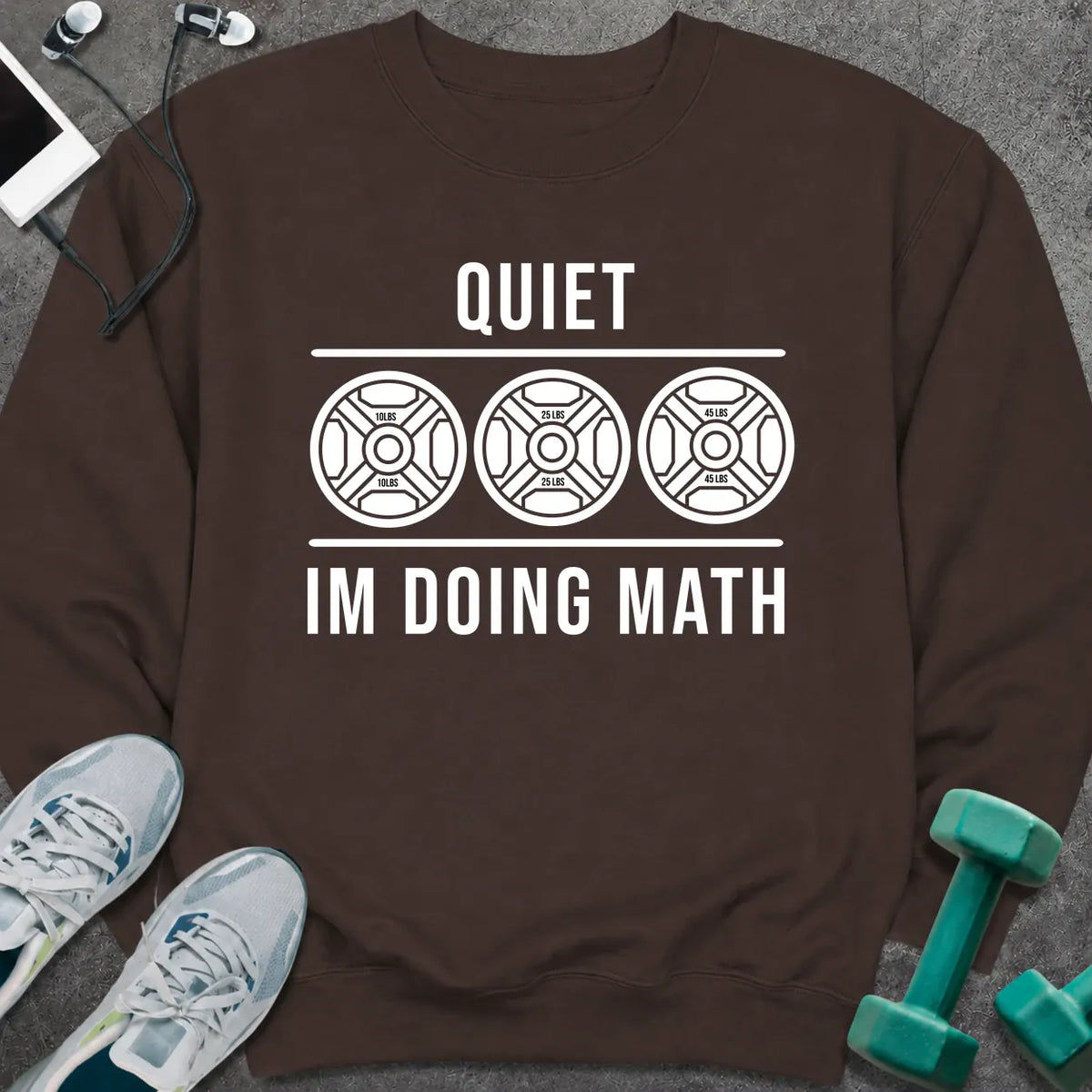 Sweatshirt Dark Chocolate / S Doing Math Sweatshirt