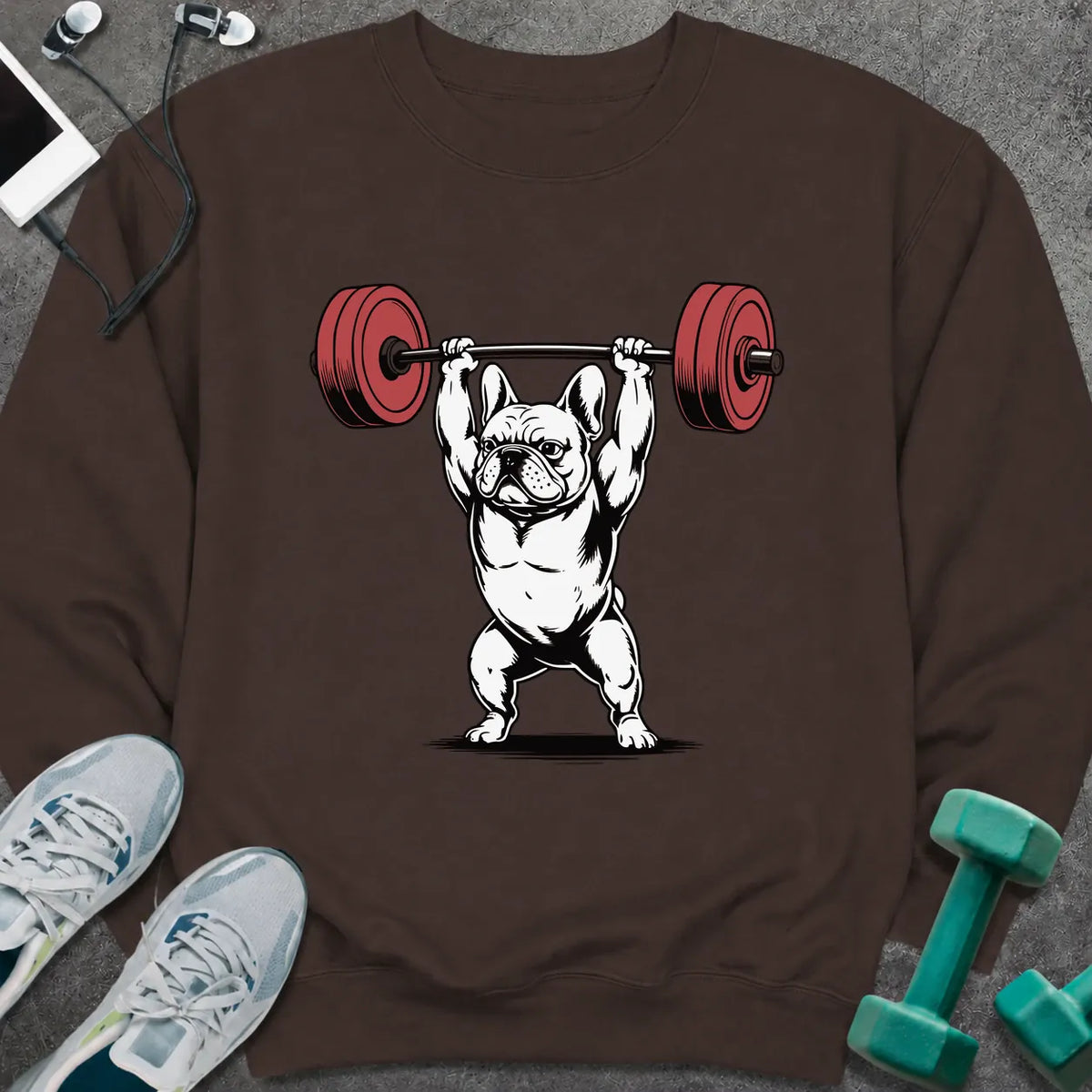 Sweatshirt Dark Chocolate / S Frenchie Sweatshirt