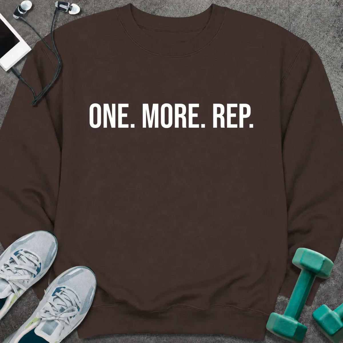 Sweatshirt Dark Chocolate / S One More Rep Sweatshirt