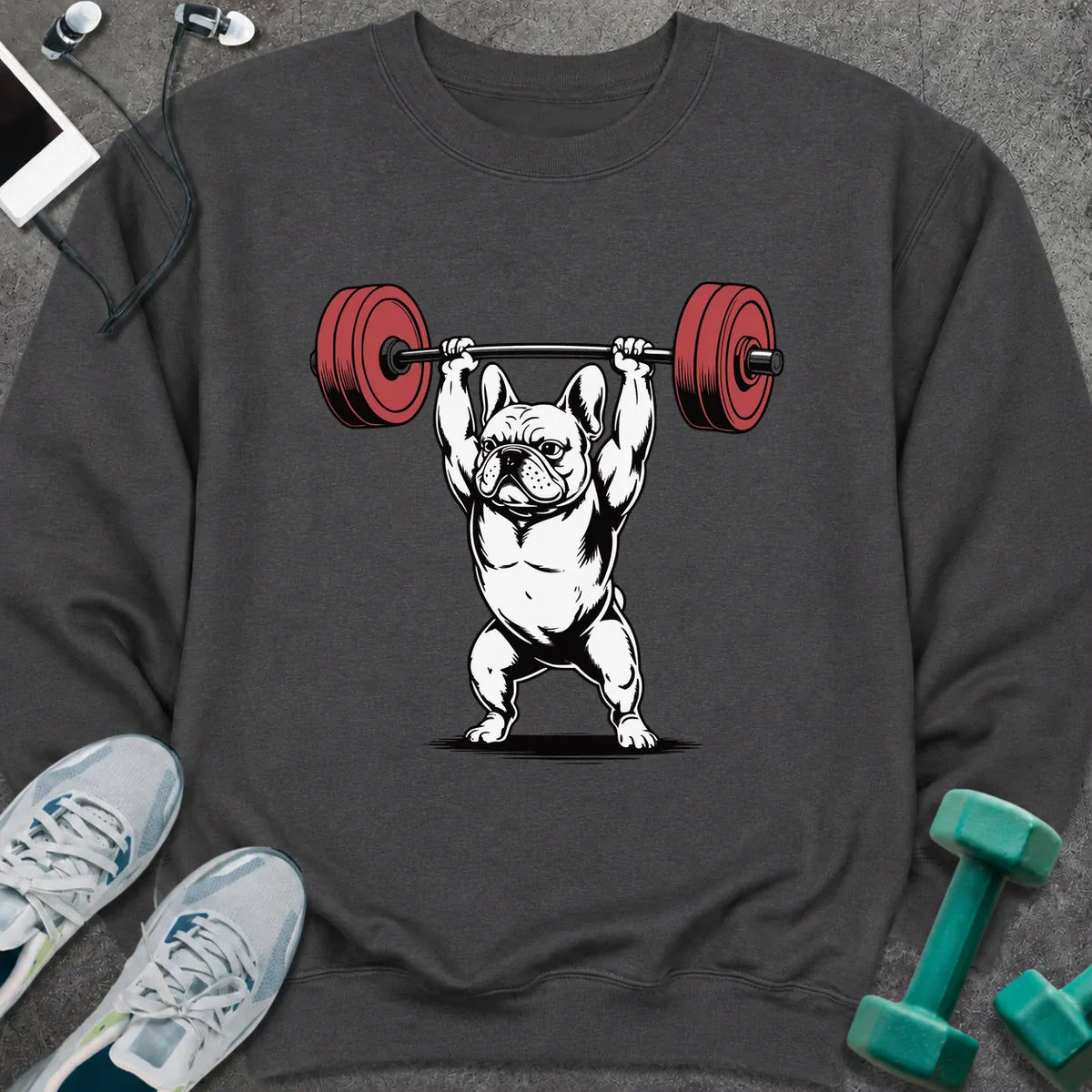 Sweatshirt Dark Heather / S Frenchie Sweatshirt