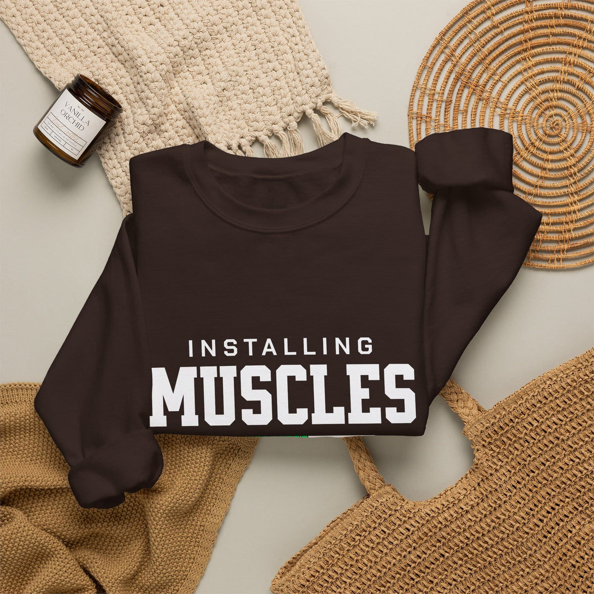 Sweatshirt Installing Muscles Sweatshirt