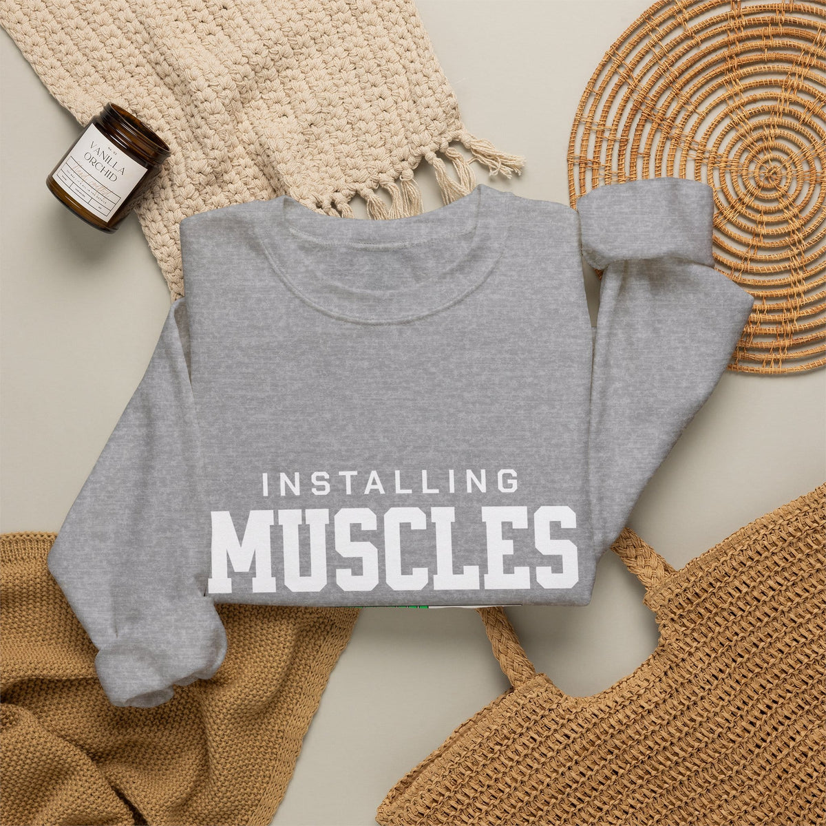 Sweatshirt Installing Muscles Sweatshirt