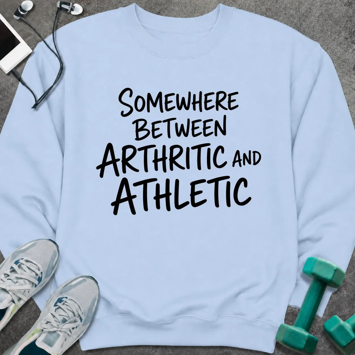 Sweatshirt Light Blue / S Arthritic Athletic Sweatshirt