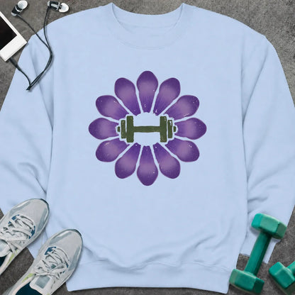 Sweatshirt Light Blue / S Crocus Dumbbell Sweatshirt