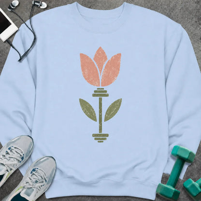 Sweatshirt Light Blue / S Tulip Barbell Sweatshirt