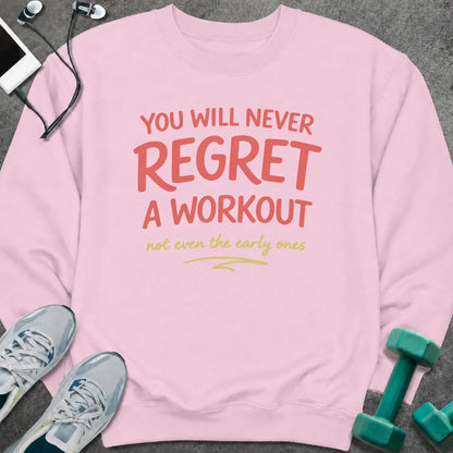 Sweatshirt Light Pink / M Never Regret Sweatshirt