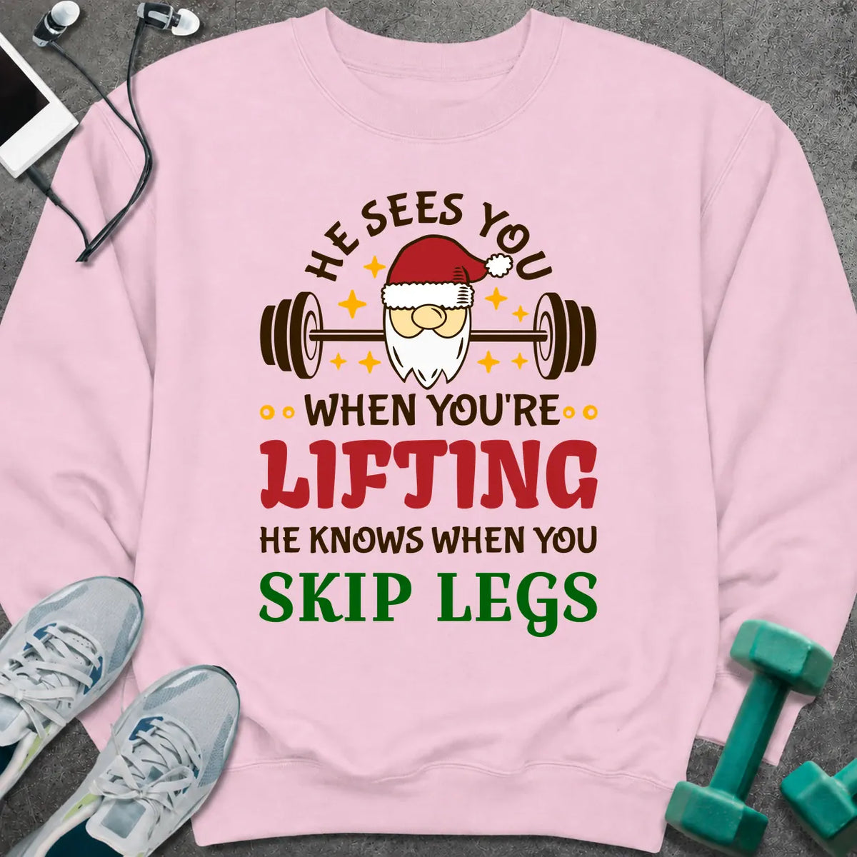 Sweatshirt Light Pink / M See You lifting Sweatshirt