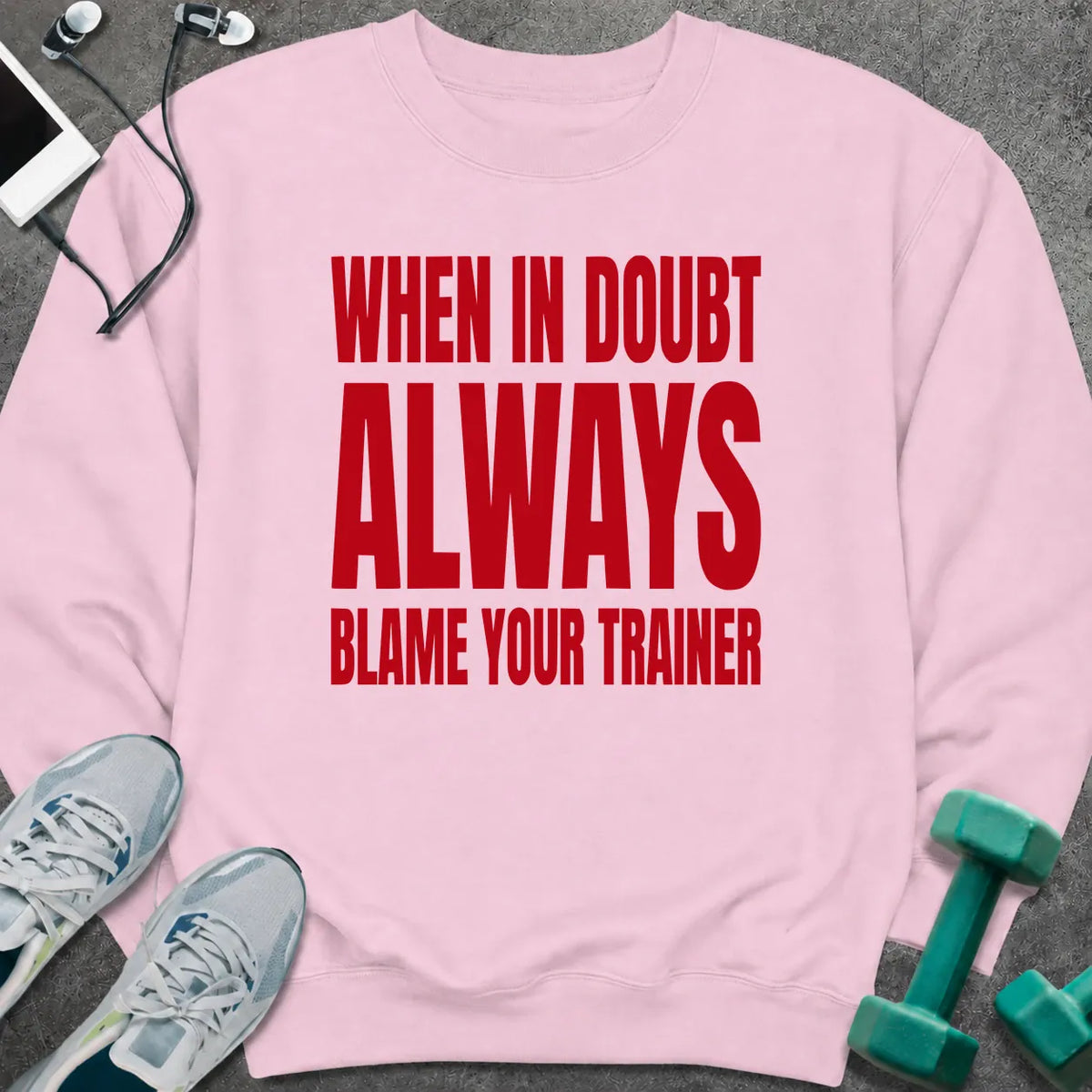 Sweatshirt Light Pink / S Blame Trainer Sweatshirt