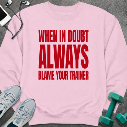 Sweatshirt Light Pink / S Blame Trainer Sweatshirt