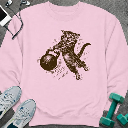 Sweatshirt Light Pink / S Cat Swing Sweatshirt