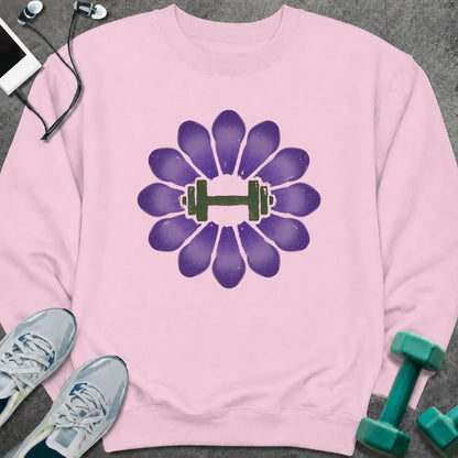 Sweatshirt Light Pink / S Crocus Dumbbell Sweatshirt