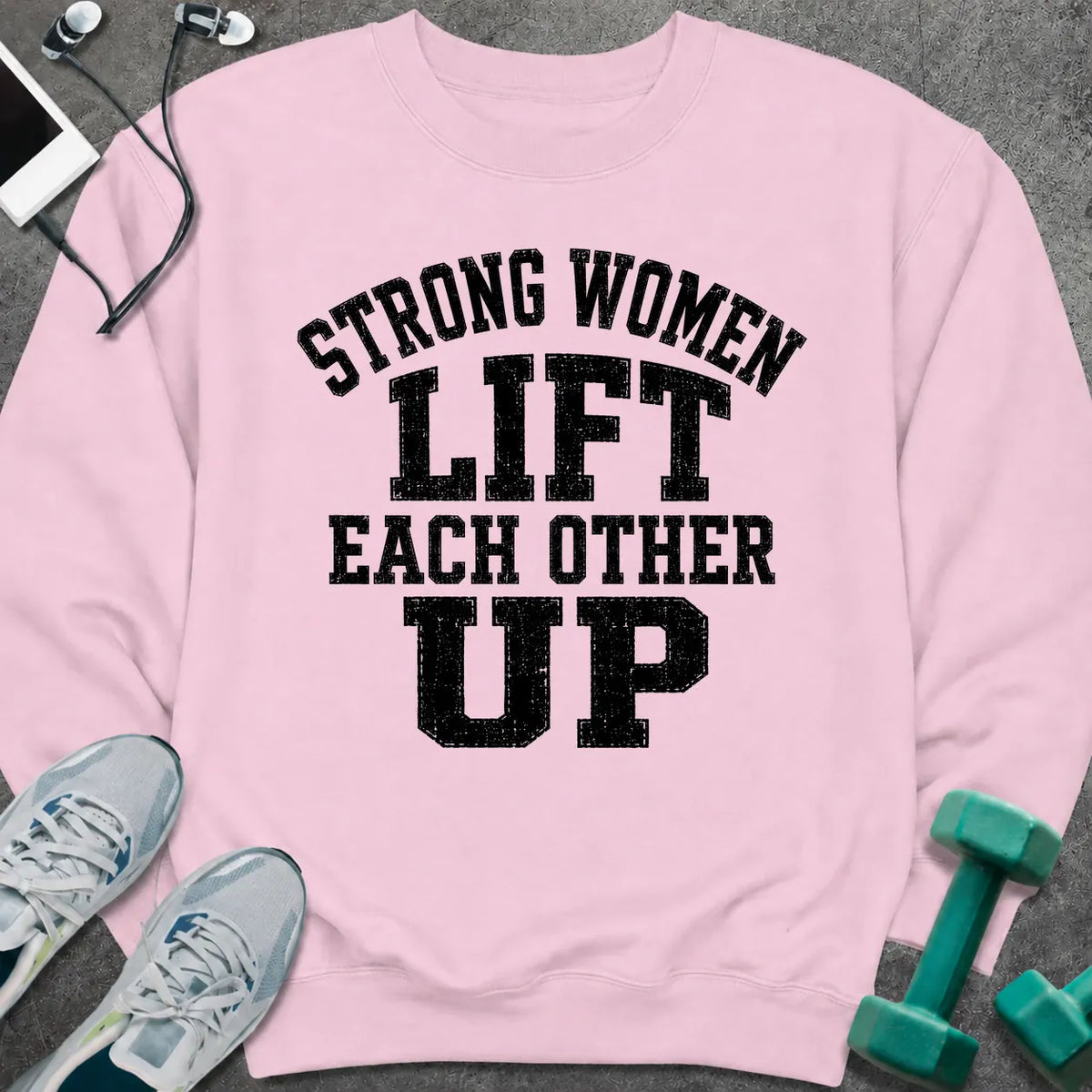 Sweatshirt Light Pink / S Women Lift Sweatshirt