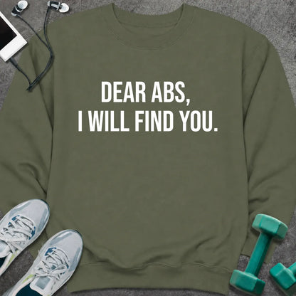 Sweatshirt Military Green / S Dear Abs Sweatshirt