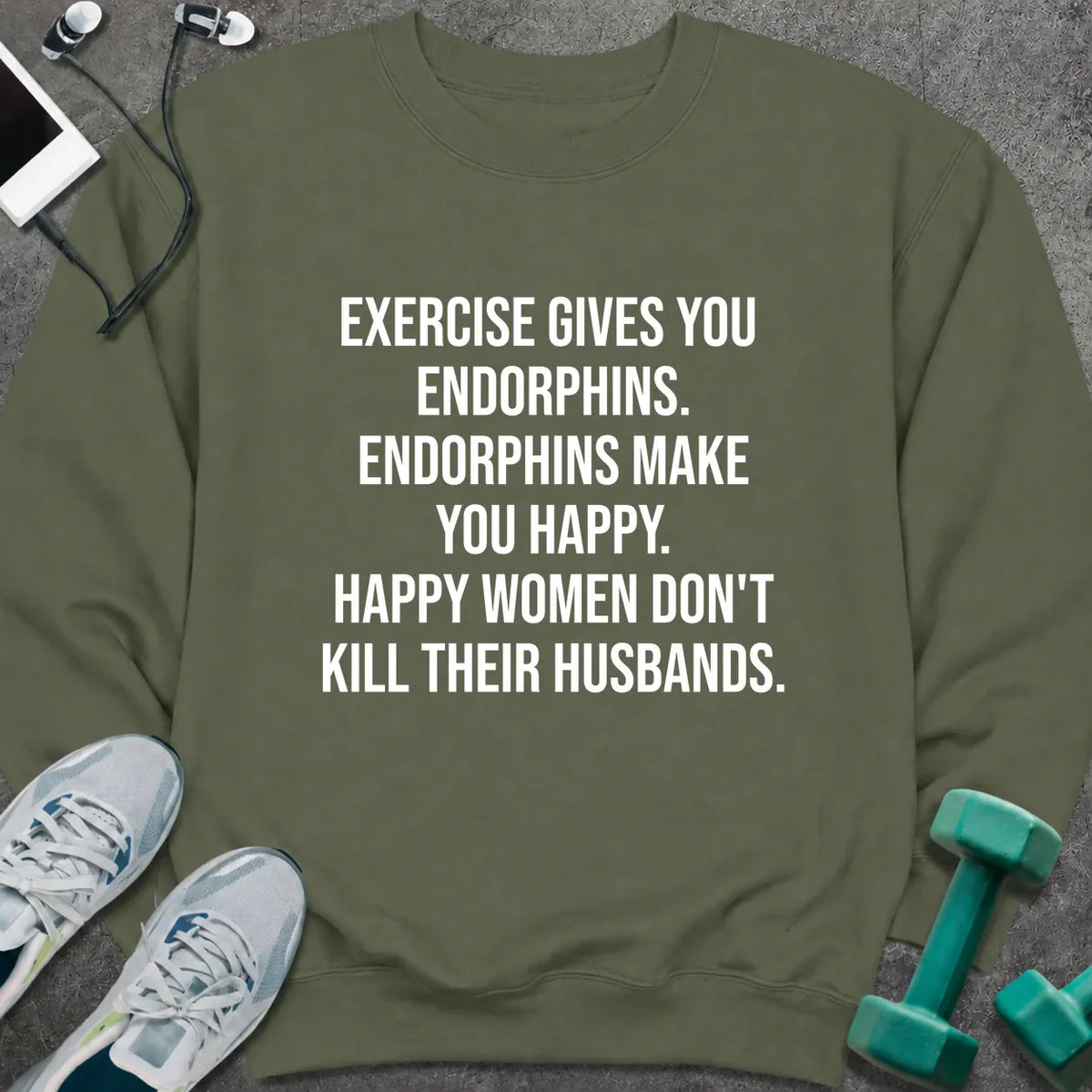 Sweatshirt Military Green / S Endorphins Sweatshirt