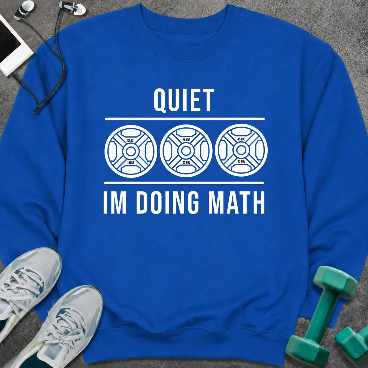 Sweatshirt Royal / S Doing Math Sweatshirt