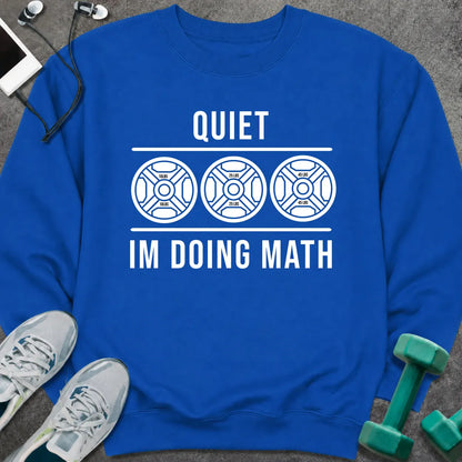 Sweatshirt Royal / S Doing Math Sweatshirt