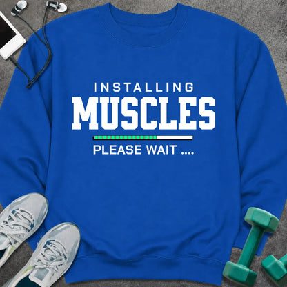 Sweatshirt Royal / S Installing Muscles Sweatshirt