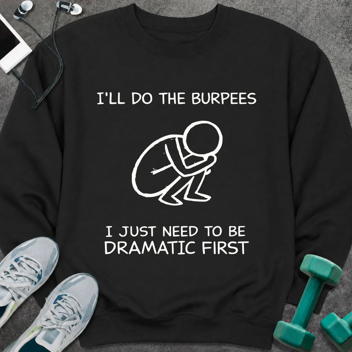 Sweatshirt S / Black Dramatic First Sweatshirt